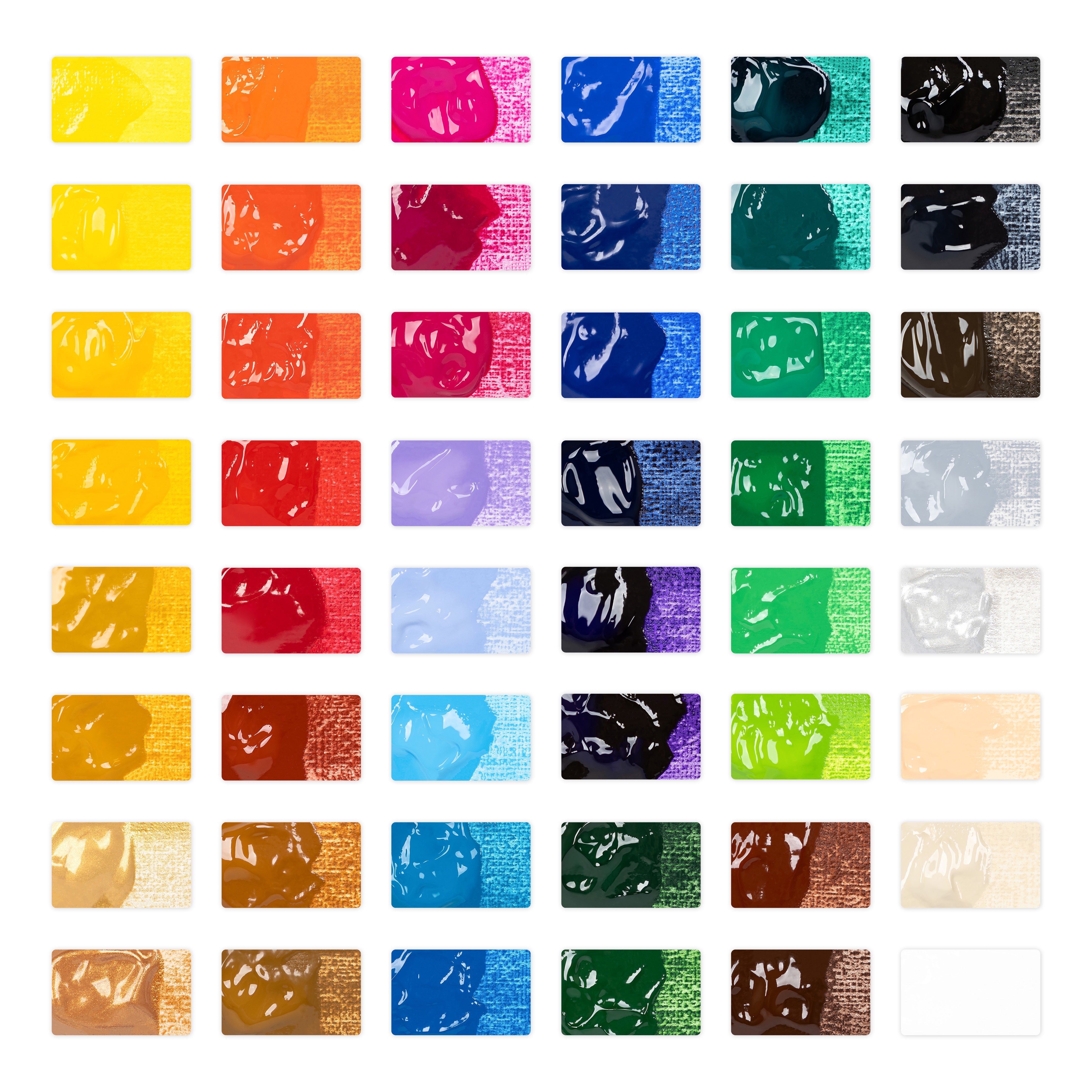 48 -stuk acryl verfset