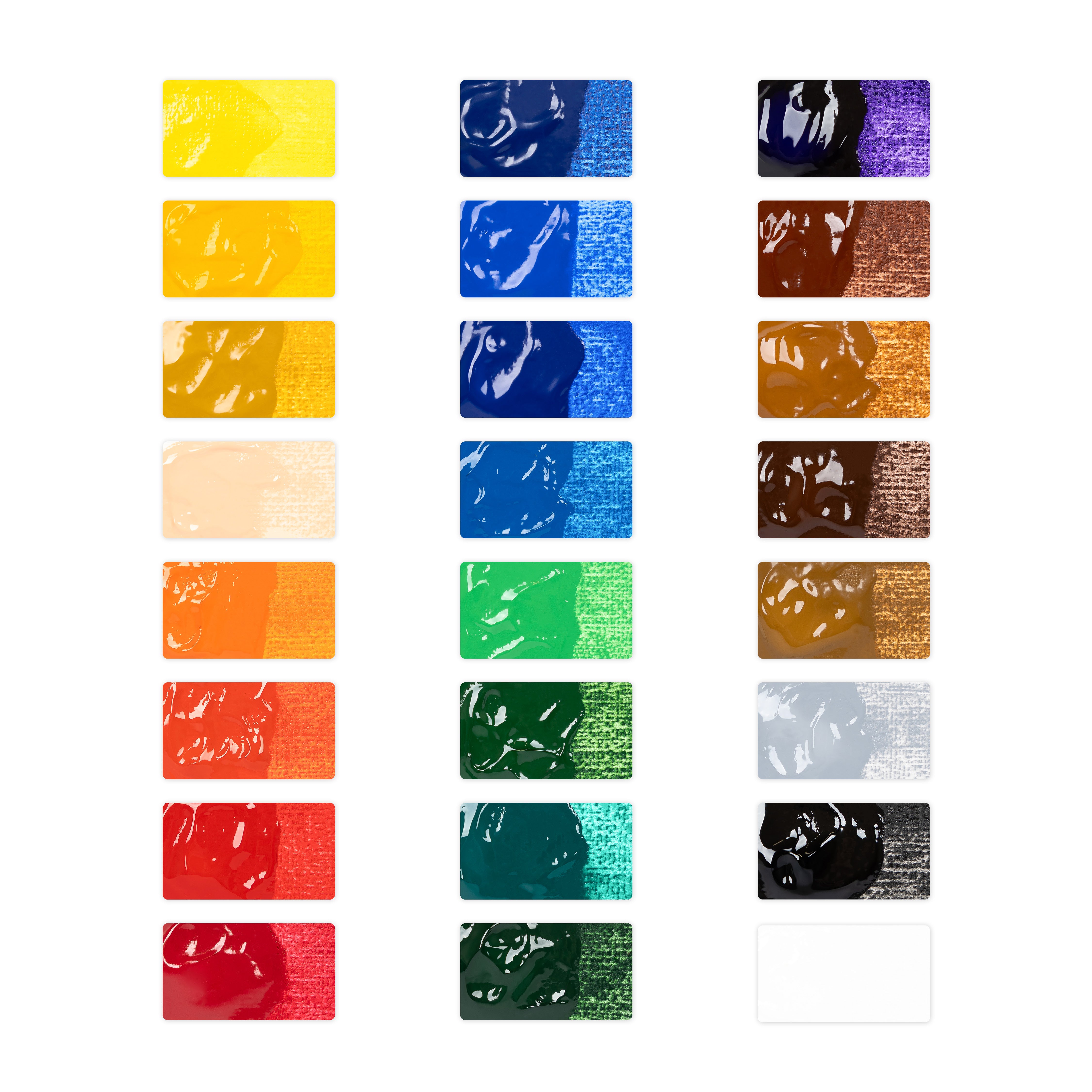 24 -stuk acryl verfset