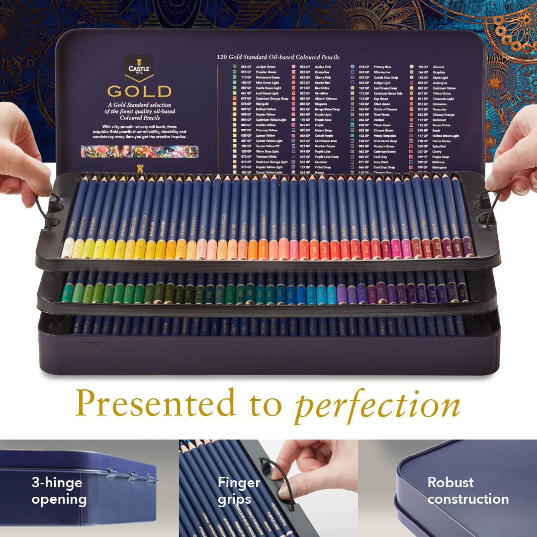 462 Piece Expert Drawing and Colouring Pencil Tin Bundle