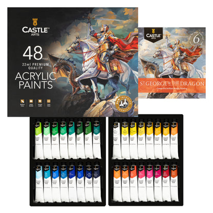 48 -stuk acryl verfset
