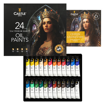 24 -stuk olieverf set