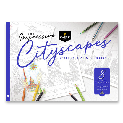 Livre De Coloriage Imprimable Sur Les Paysages Urbains [Téléchargement Numérique]