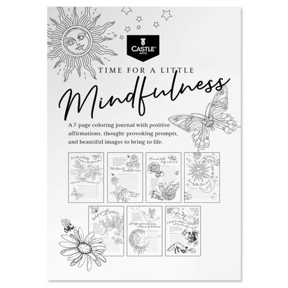 Utskrivbar Mindfulness Coloring Journal [Digital nedladdning]