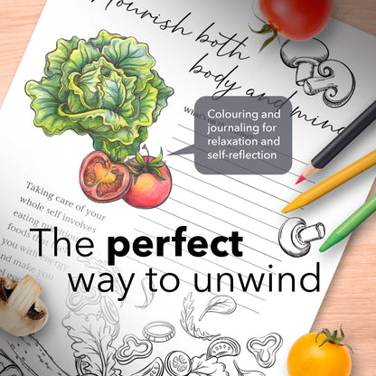 Utskrivbar Mindfulness Coloring Journal [Digital nedladdning]